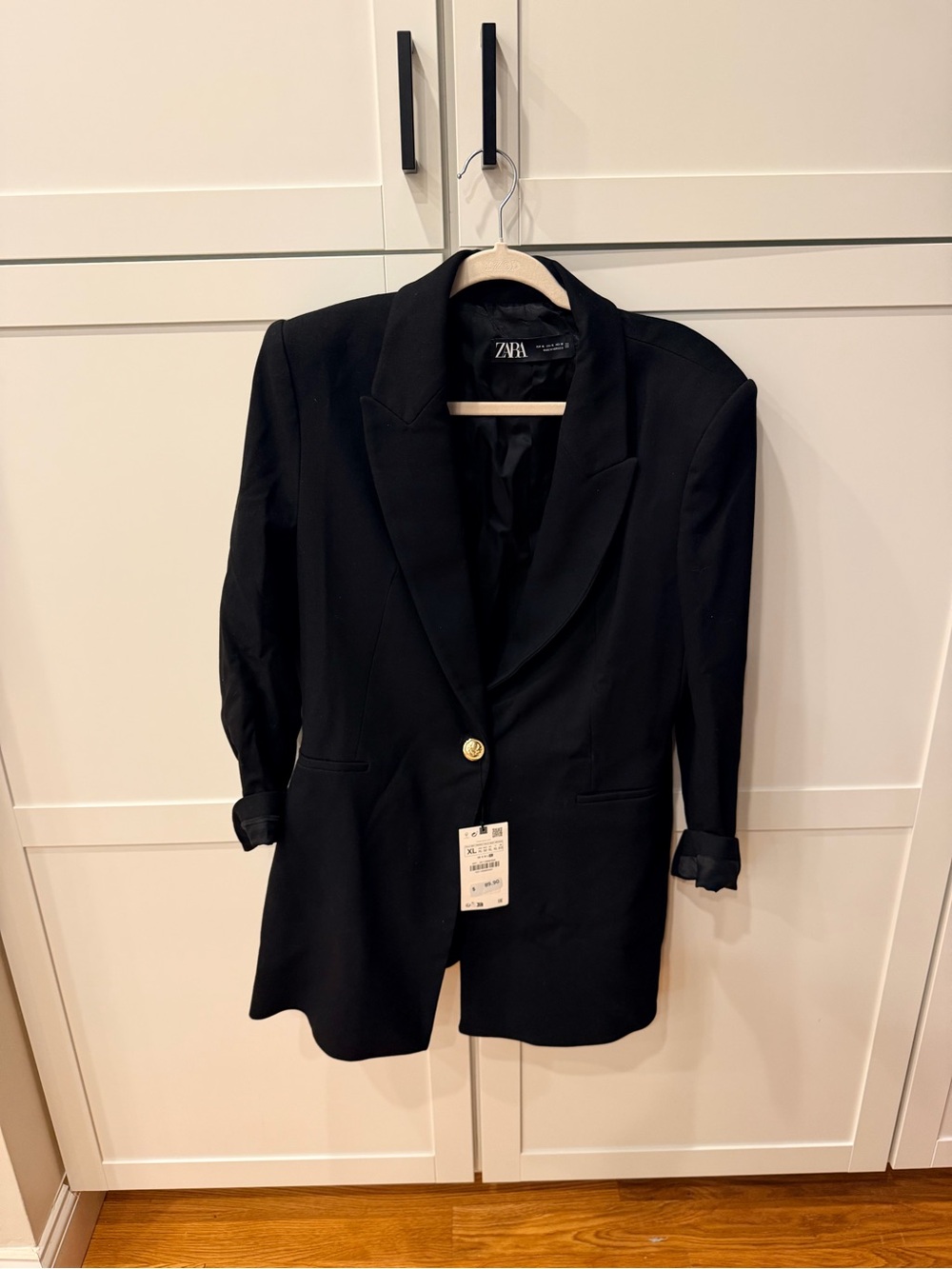 Zara Black Single-Button Blazer Jacket/Dress